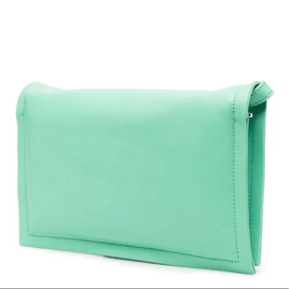 Salvatore Ferragamo Viva Mini Leather Shoulder Bag in Fresh Mint Green - Picture 3 of 15